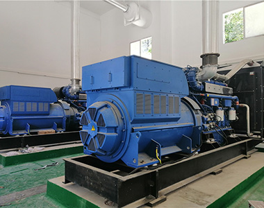 Ein Projekt der Guangxi-Armee verwendet EvoTec 900kw/10,5kv Hochspannungsgeneratoren im Parallelbetrieb