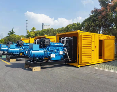 EvoTec Alternator installiert auf WEICHAI Motor mit schallisoliertem Behälter