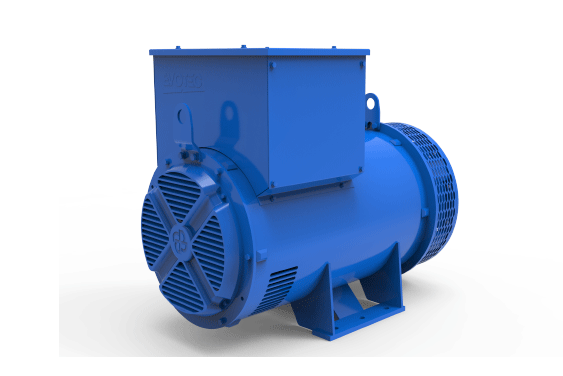 EVO228 Serie Industriealternator 50/190kVA, 400/480V, 50/60Hz, 4/6Pole