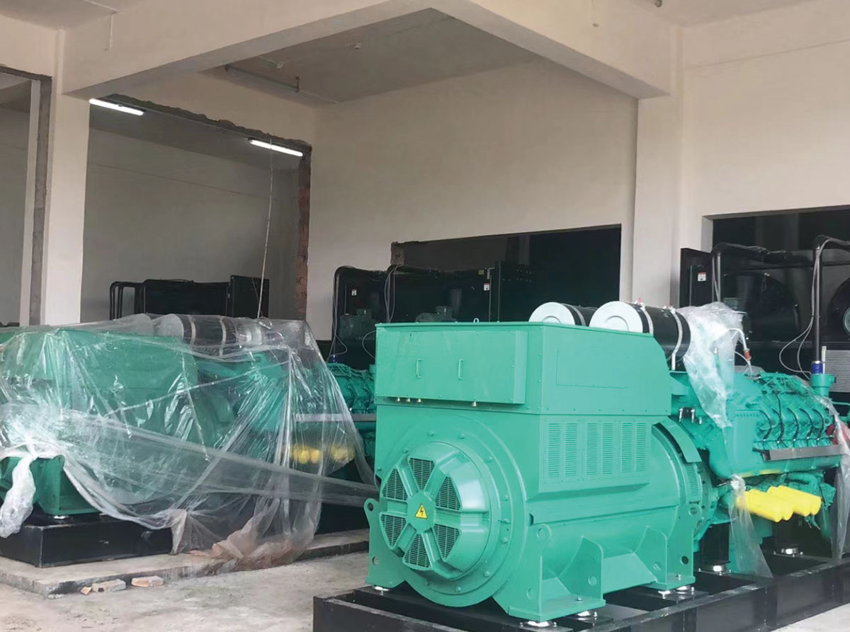 Datencloudprojekt in der Provinz Hunan -3×1800KW/10.5KV HV-Alternatoren
