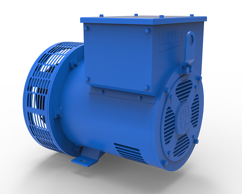 EVO168 Serie Industriealternator 8,5 / 27kVA, 400 / 480V, 50 / 60Hz, 4/6/8/10Pole