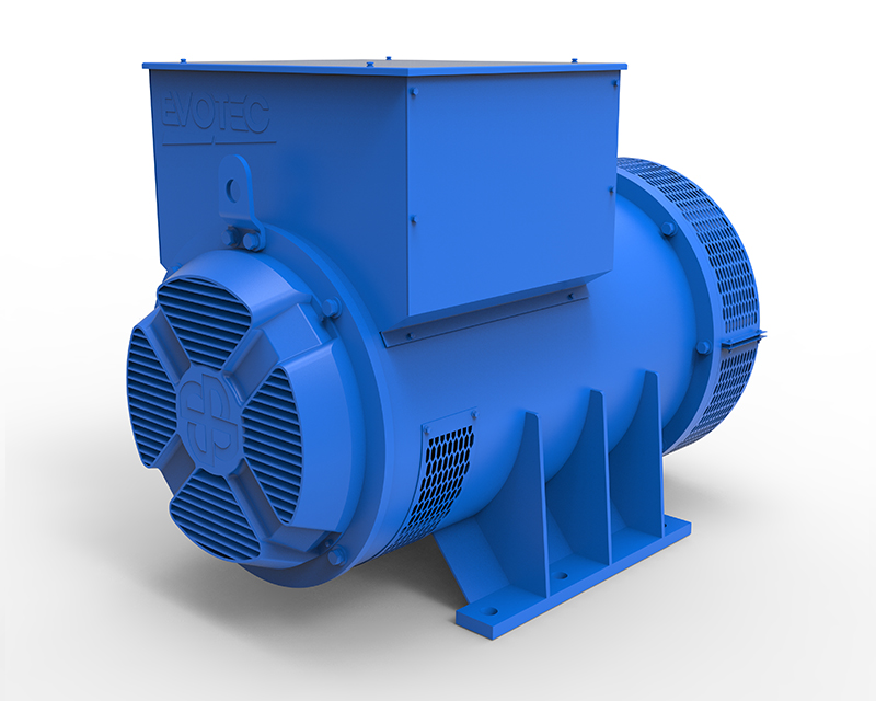 EVO368 Serie Industriegenerator 563/960kVA, 400/480V, 50/60Hz, 4/6/8/10Pole