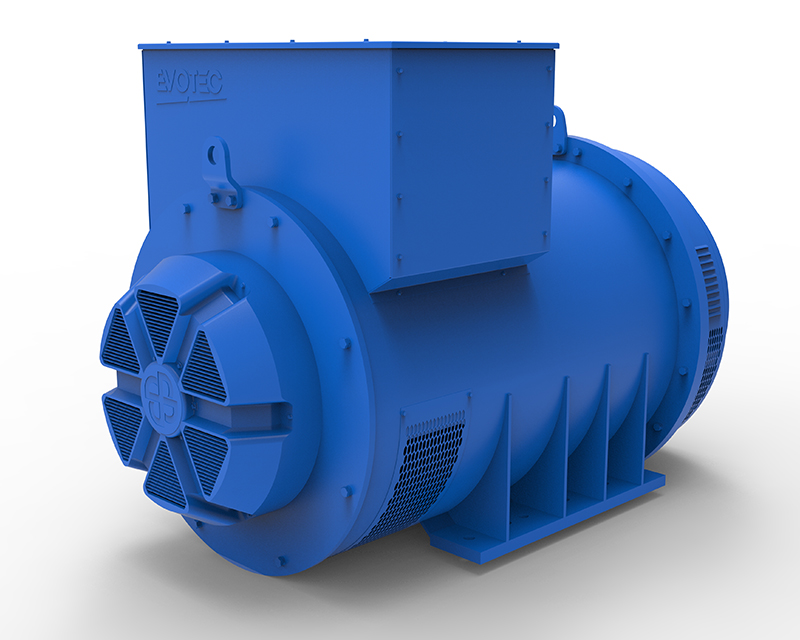 EVO528 Serie Industriegenerator 2500/3300kVA, 400/480V, 50/60Hz, 4/6/8/10Pole